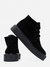 Черевики ISSA Plus модель OB2-299_black Черевики ISSA Plus модель OB2-299_black Фото