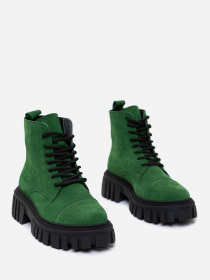 Ботинки ISSA Plus модель OB2-302_green Ботинки ISSA Plus модель OB2-302_green Фото