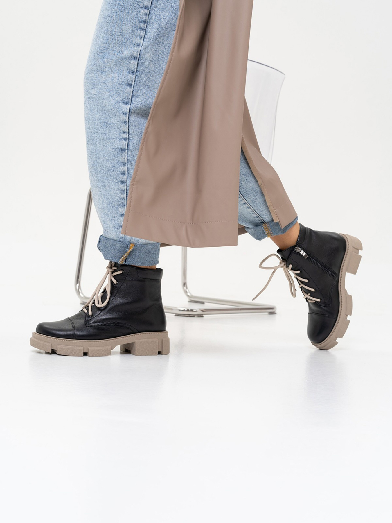 Ботинки ISSA Plus модель OB2-306_black Фото