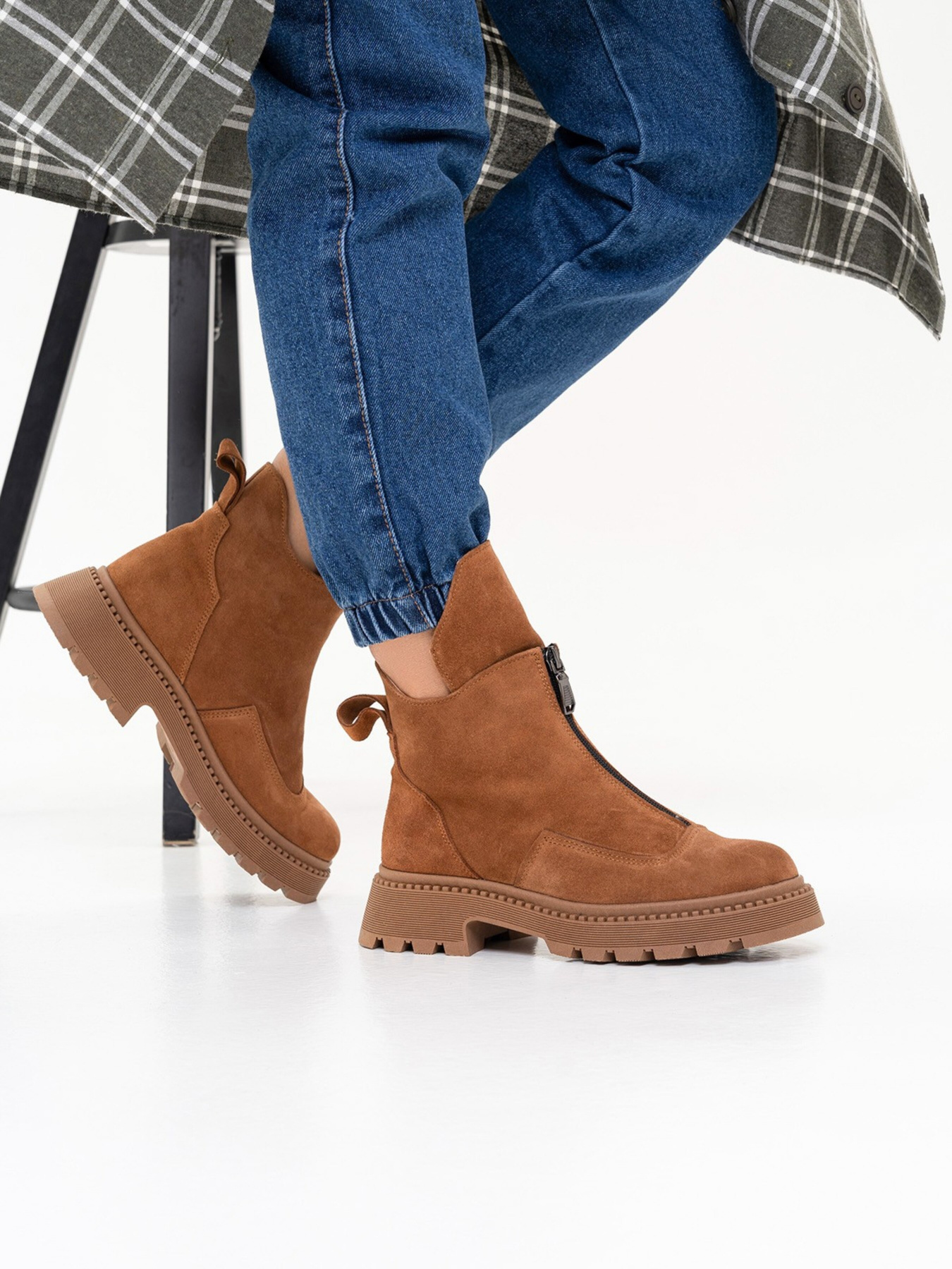 Черевики ISSA Plus модель OB2-314_brown Фото