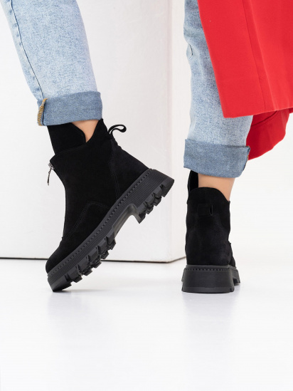 Черевики ISSA Plus модель OB2-314_black — фото 3 - INTERTOP