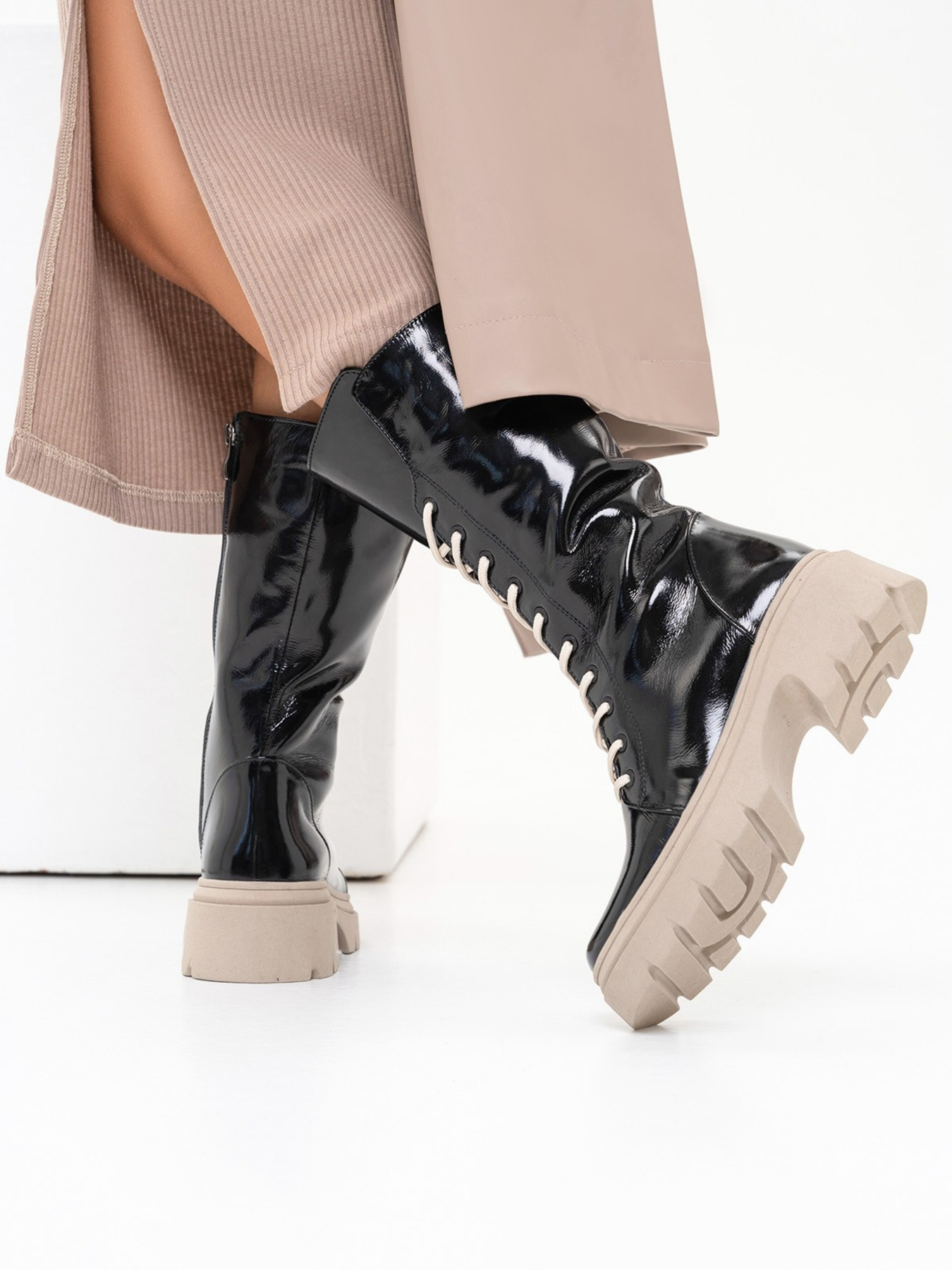 Черевики ISSA Plus модель OB2-315_black Фото