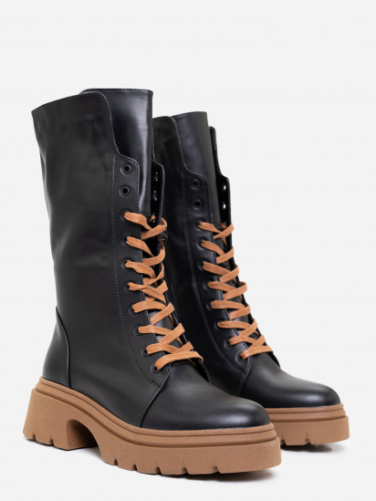 Черевики ISSA Plus модель OB2-316_black — фото 3 - INTERTOP