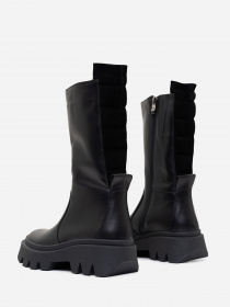 Сапоги ISSA Plus модель OB2-317_black Сапоги ISSA Plus модель OB2-317_black Фото