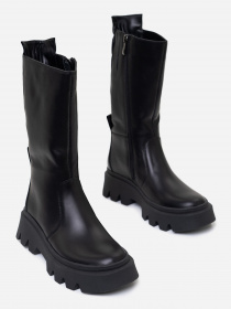 Сапоги ISSA Plus модель OB2-317_black Сапоги ISSA Plus модель OB2-317_black Фото