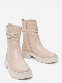 Черевики ISSA Plus модель OB2-318_beige Черевики ISSA Plus модель OB2-318_beige Фото