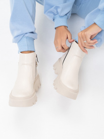 Ботинки ISSA Plus модель OB2-319_beige Ботинки ISSA Plus модель OB2-319_beige Фото