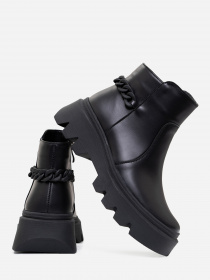 Ботинки ISSA Plus модель OB2-319_black Фото