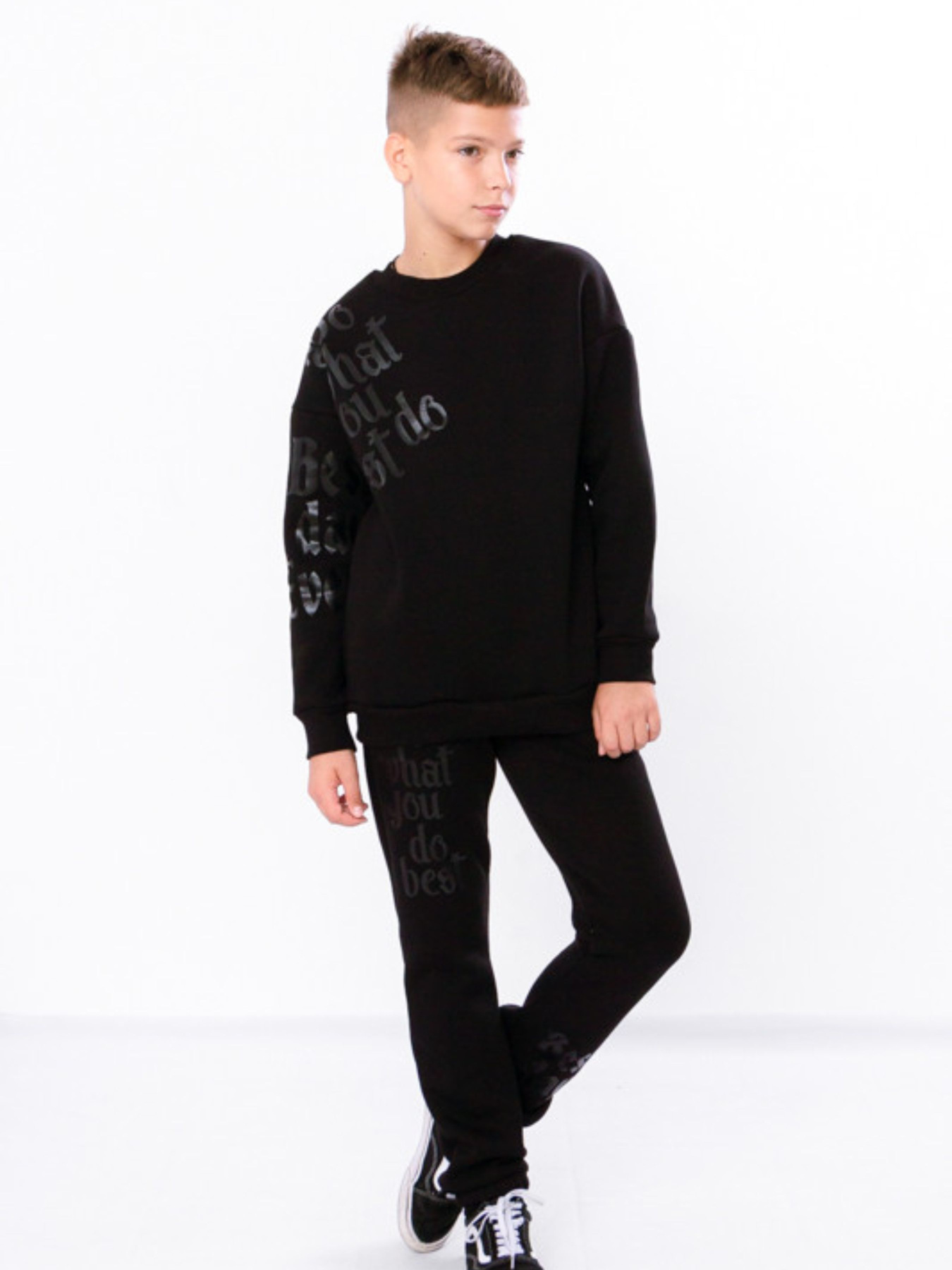 Спортивный костюм Носи своє модель 6396-025-33-chornij-best Фото