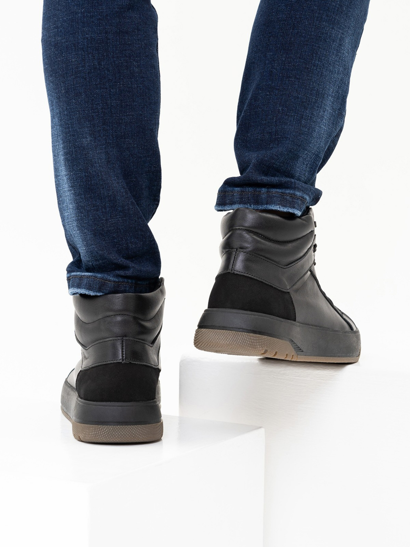 Ботинки ISSA Plus модель GOB2-325_black Ботинки ISSA Plus модель GOB2-325_black Фото