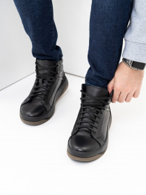 Ботинки ISSA Plus модель GOB2-325_black Ботинки ISSA Plus модель GOB2-325_black Фото