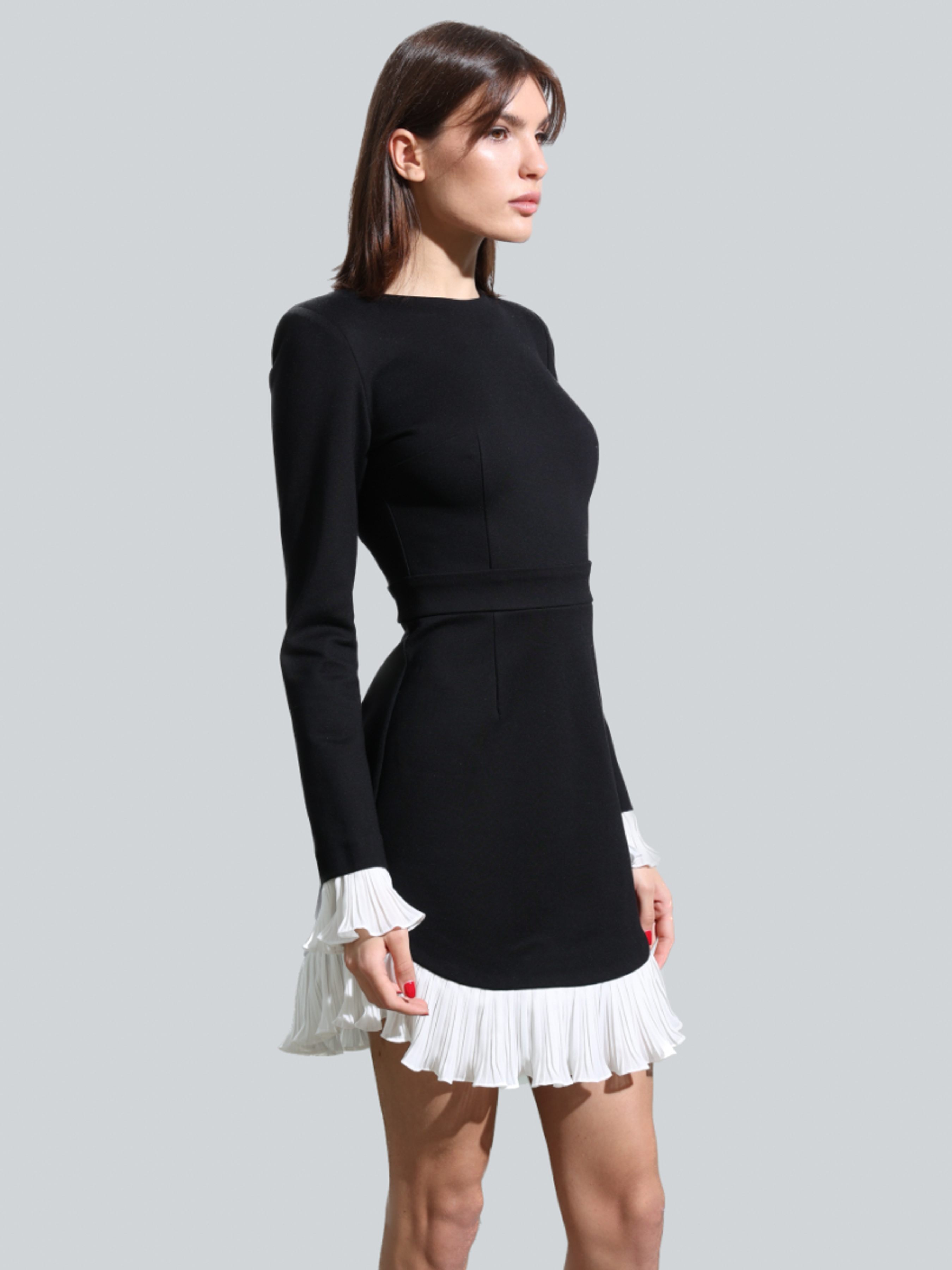 Жіноча Сукня міні Anais Gose Victoria (dress.mini.victoria.black.003) колір чорний, матеріал віскоза/поліестер