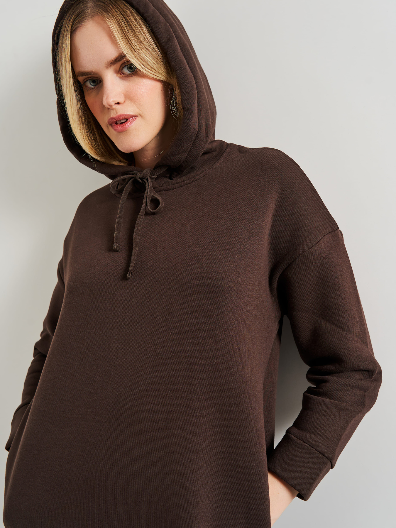 Сукня міді Роза модель 220108_brown Фото