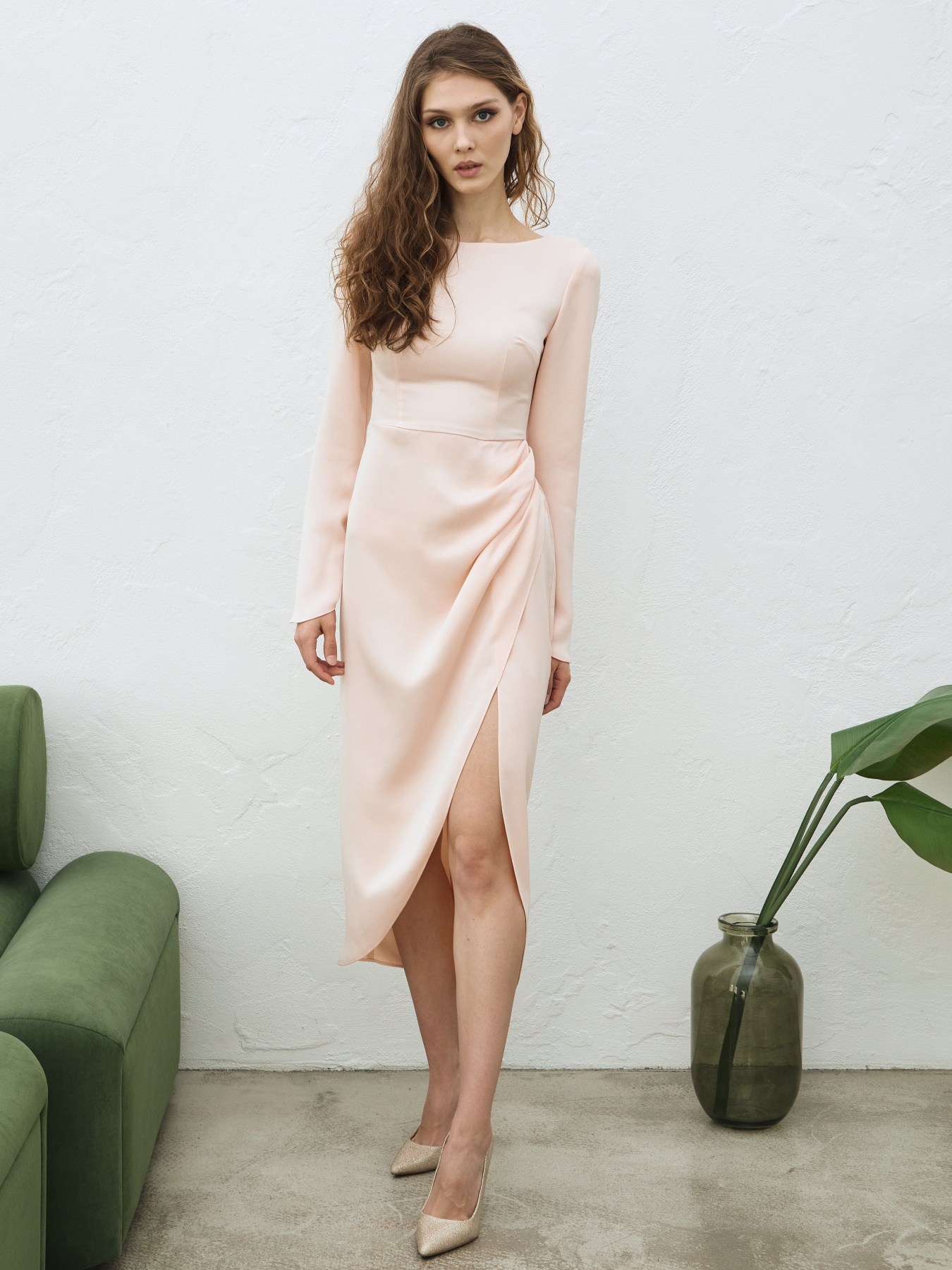 Платье миди Anais Gose Lady модель dress.midi.lady.pink.004 Фото