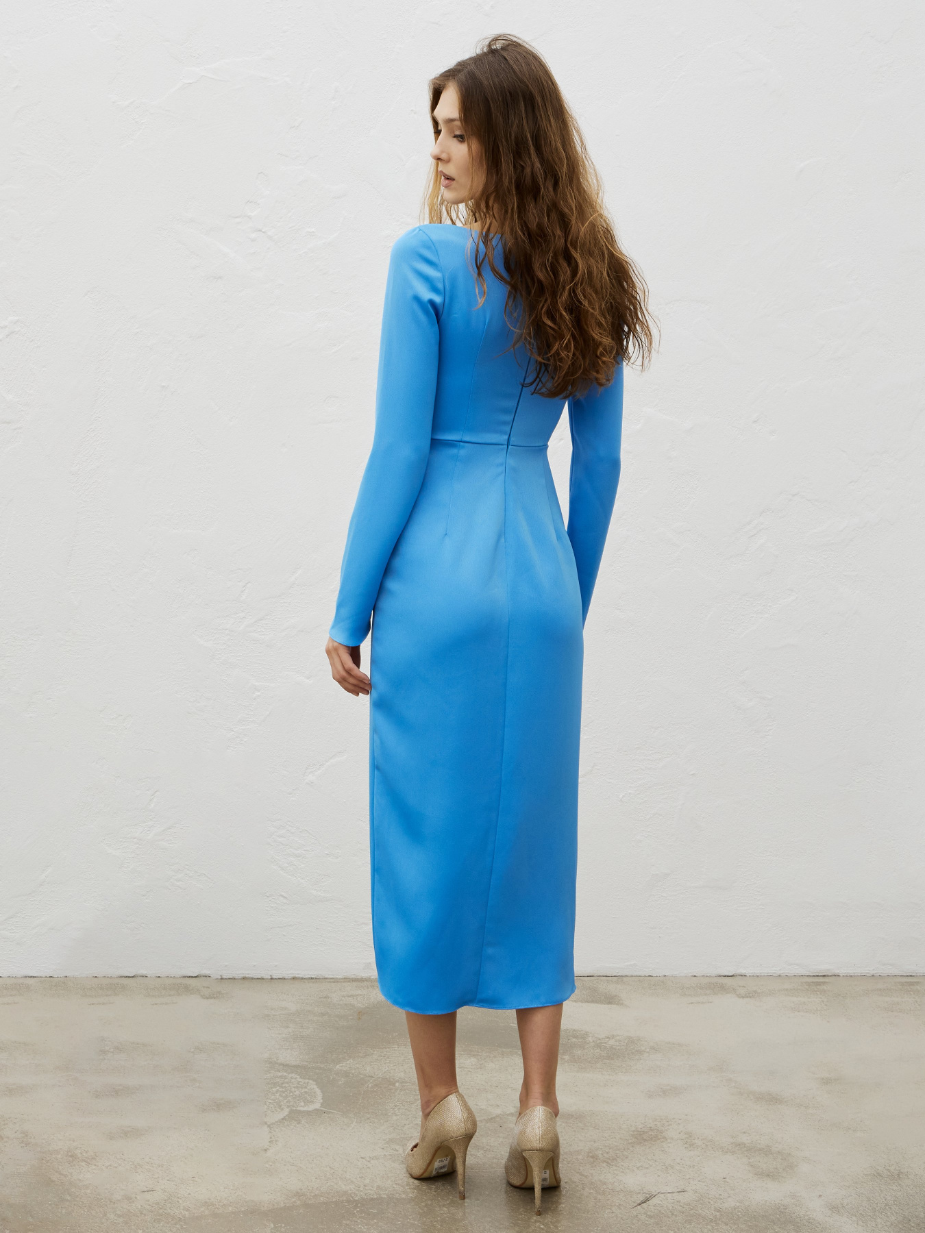 Сукня міді Anais Gose Lady модель dress.midi.lady.blue.005 Фото