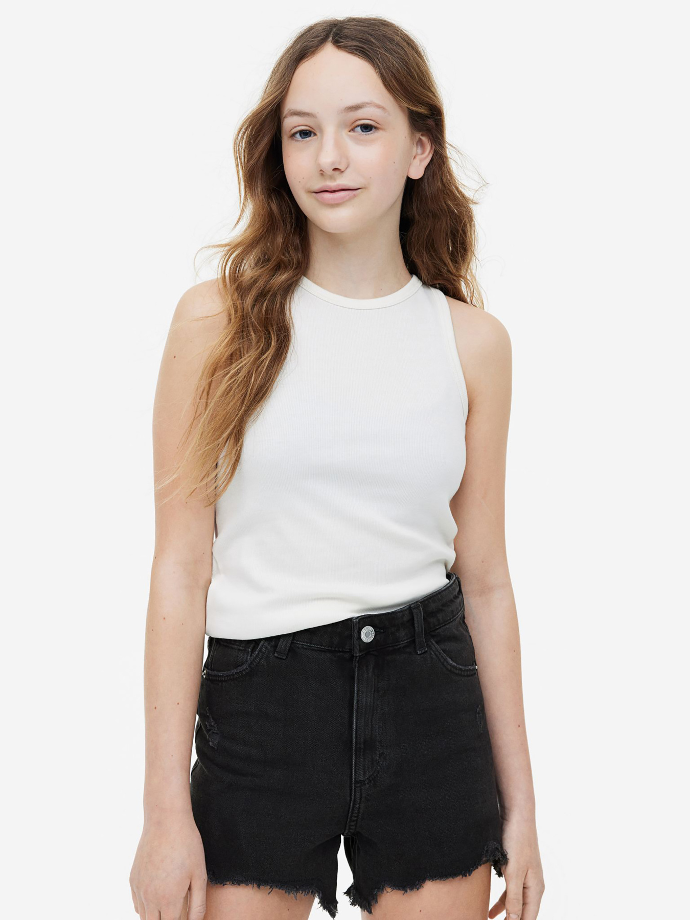 Шорты джинсовые H&M модель 69321 Фото