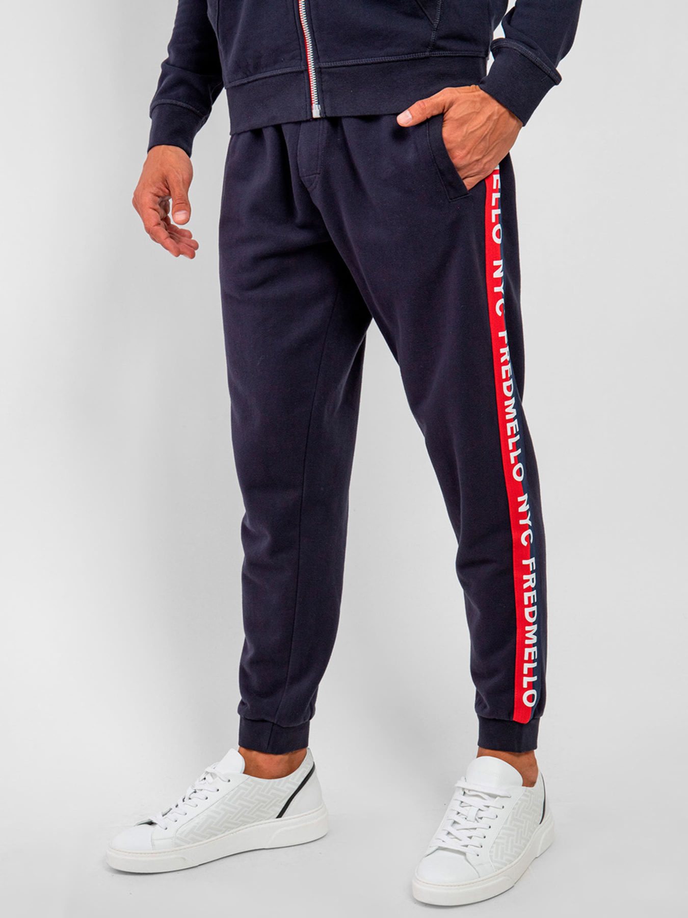 Спортивный костюм Fred Mello модель FM23W19FZ_BLUE-1 Фото