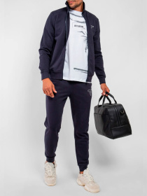 Спортивный костюм Fred Mello модель FM23W04FZ_BLUE-1 Спортивный костюм Fred Mello модель FM23W04FZ_BLUE-1 Фото