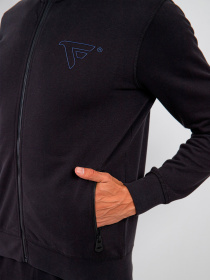Спортивна кофта Fred Mello модель FM23W04FZ_BLACK Спортивна кофта Fred Mello модель FM23W04FZ_BLACK Фото