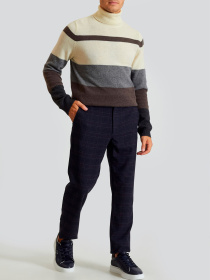 Класичні штани Fred Mello модель FM23W22PT_BLUE Фото