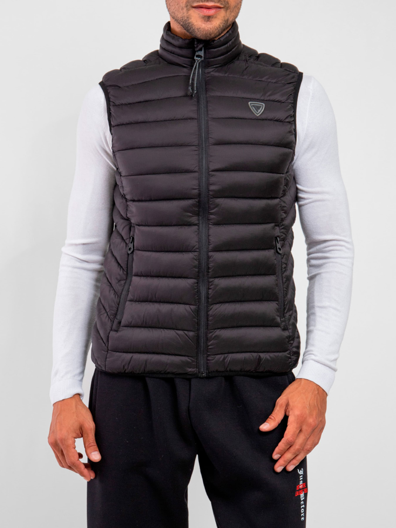 Жилет с утеплителем Fred Mello модель FMMINNESOTA_BLACK Фото