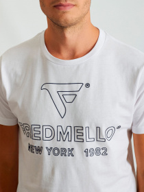 Футболка Fred Mello модель FM23W02TG_WHITE Фото