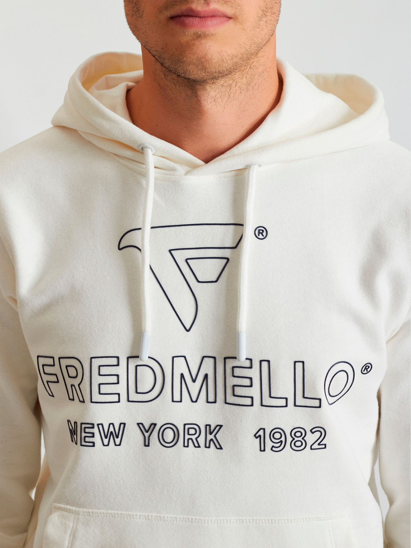 Худи Fred Mello модель FM23W02FC_OFFWHITE Фото