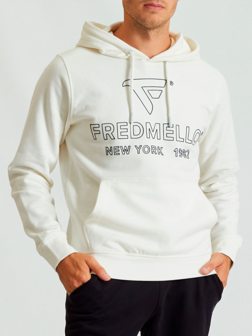 Худи Fred Mello модель FM23W02FC_OFFWHITE Фото