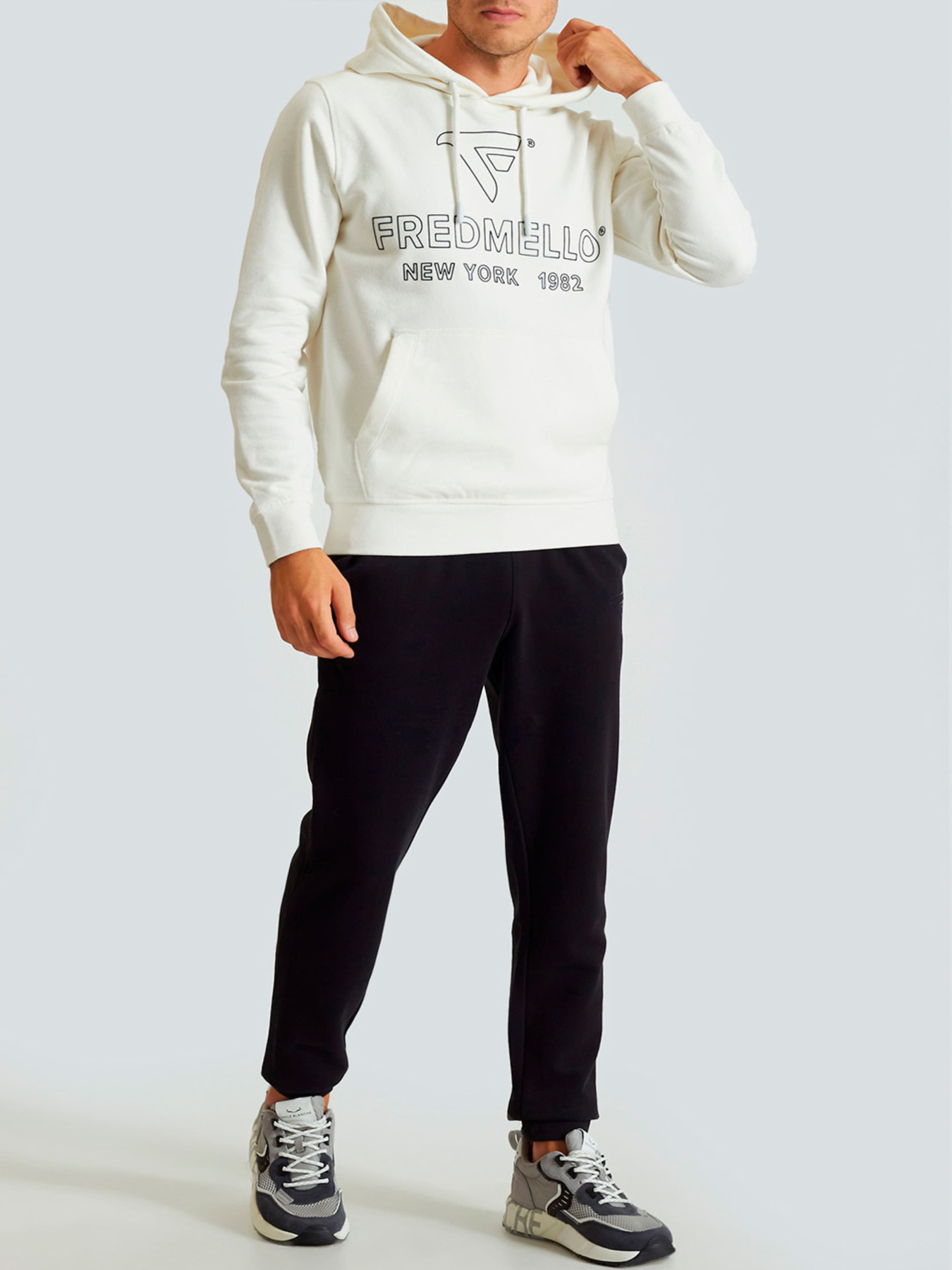 Худі Fred Mello модель FM23W02FC_OFFWHITE Худі Fred Mello модель FM23W02FC_OFFWHITE Фото