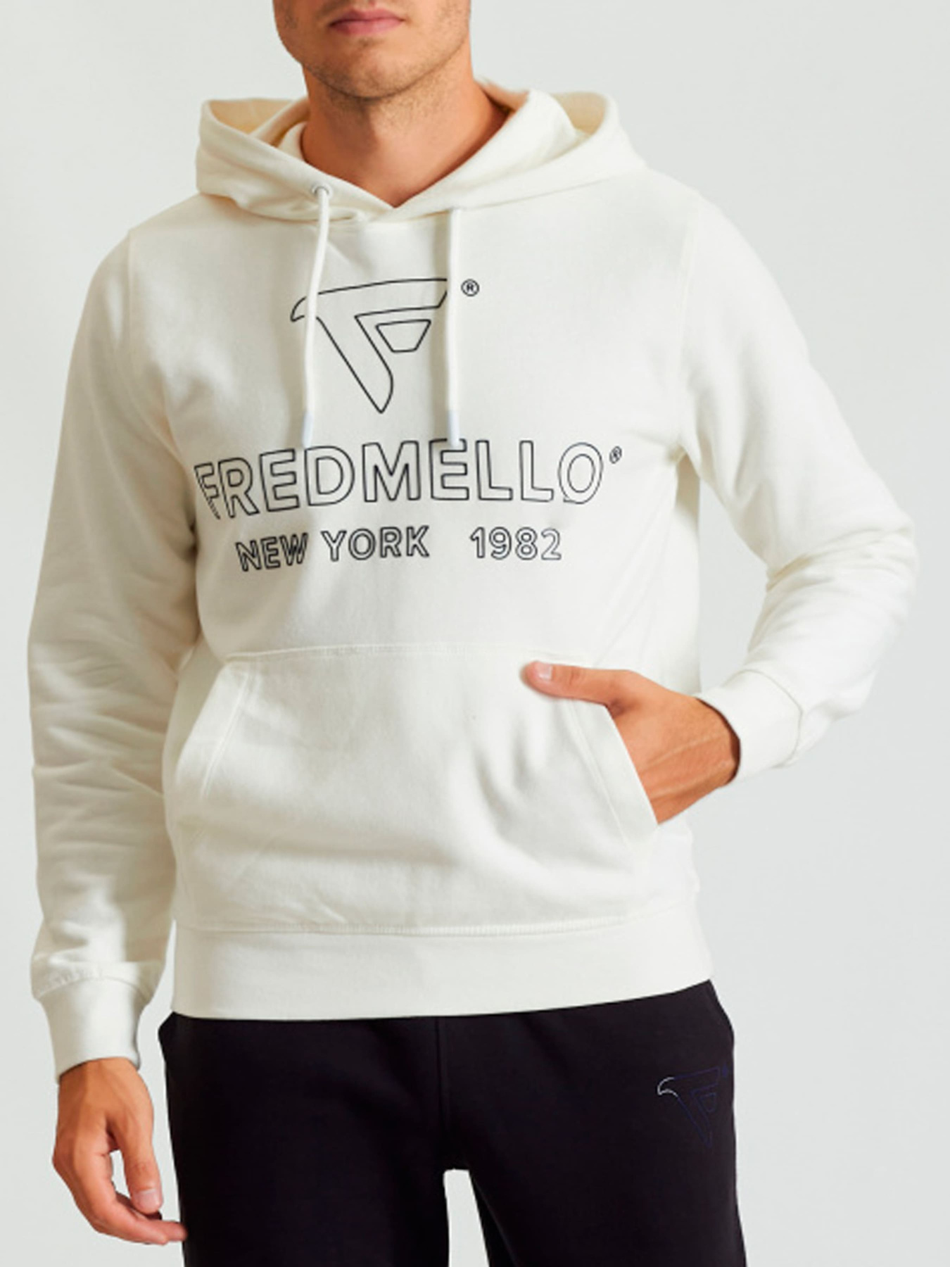 Худі Fred Mello модель FM23W02FC_OFFWHITE Худі Fred Mello модель FM23W02FC_OFFWHITE Фото