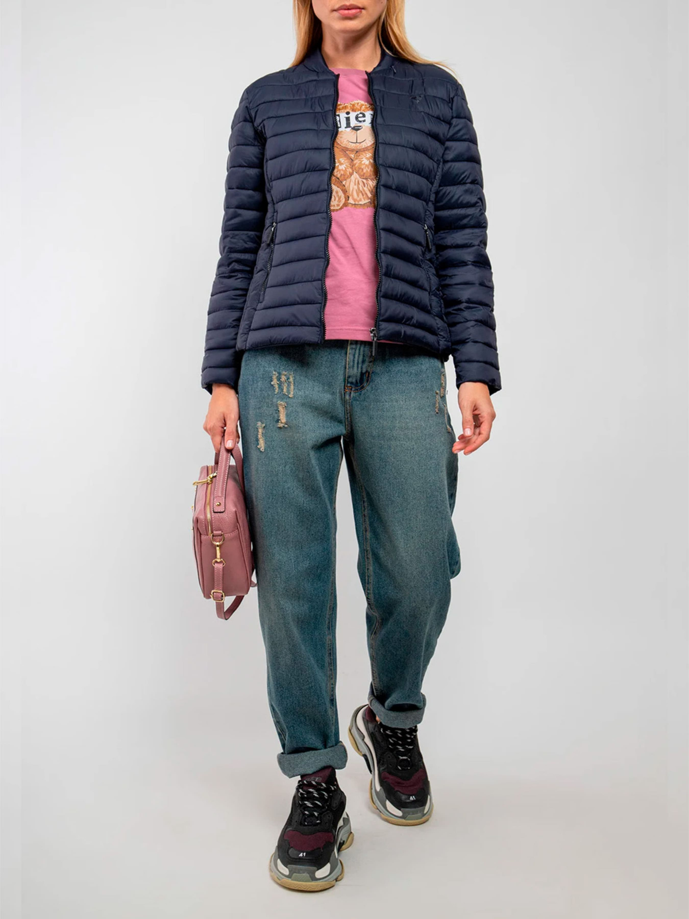 Демісезонна куртка Fred Mello модель FWCITY_BLUE Фото