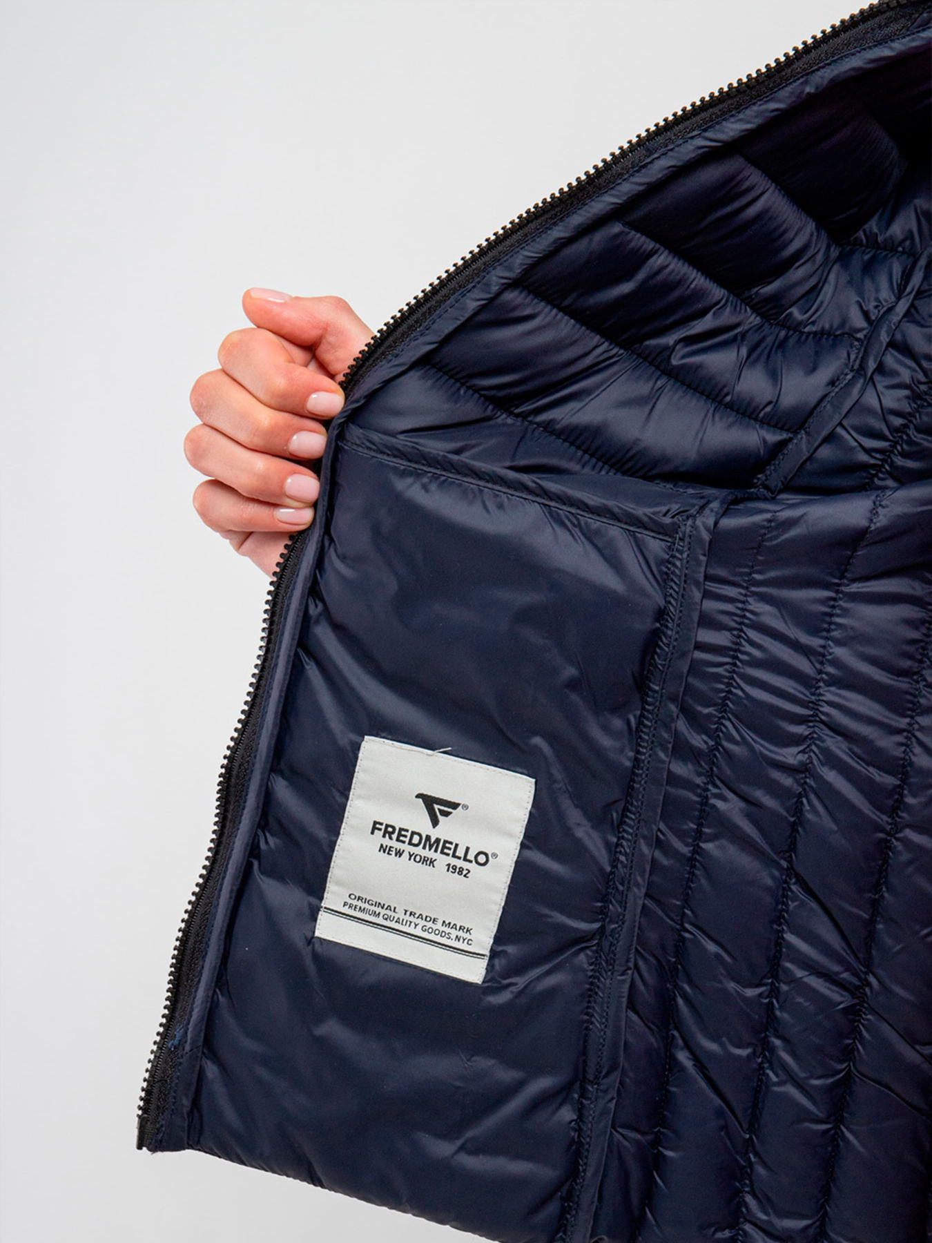 Демисезонная куртка Fred Mello модель FWCITY_BLUE Фото