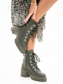 Ботильйони ISSA Plus модель OB2-288_khaki Фото