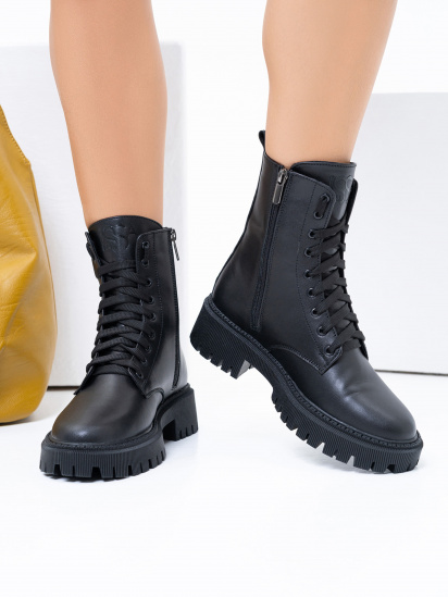 Ботинки ISSA Plus модель OB2-296_black — фото 3 - INTERTOP