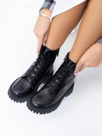 Ботинки ISSA Plus модель OB2-296_black — фото 4 - INTERTOP