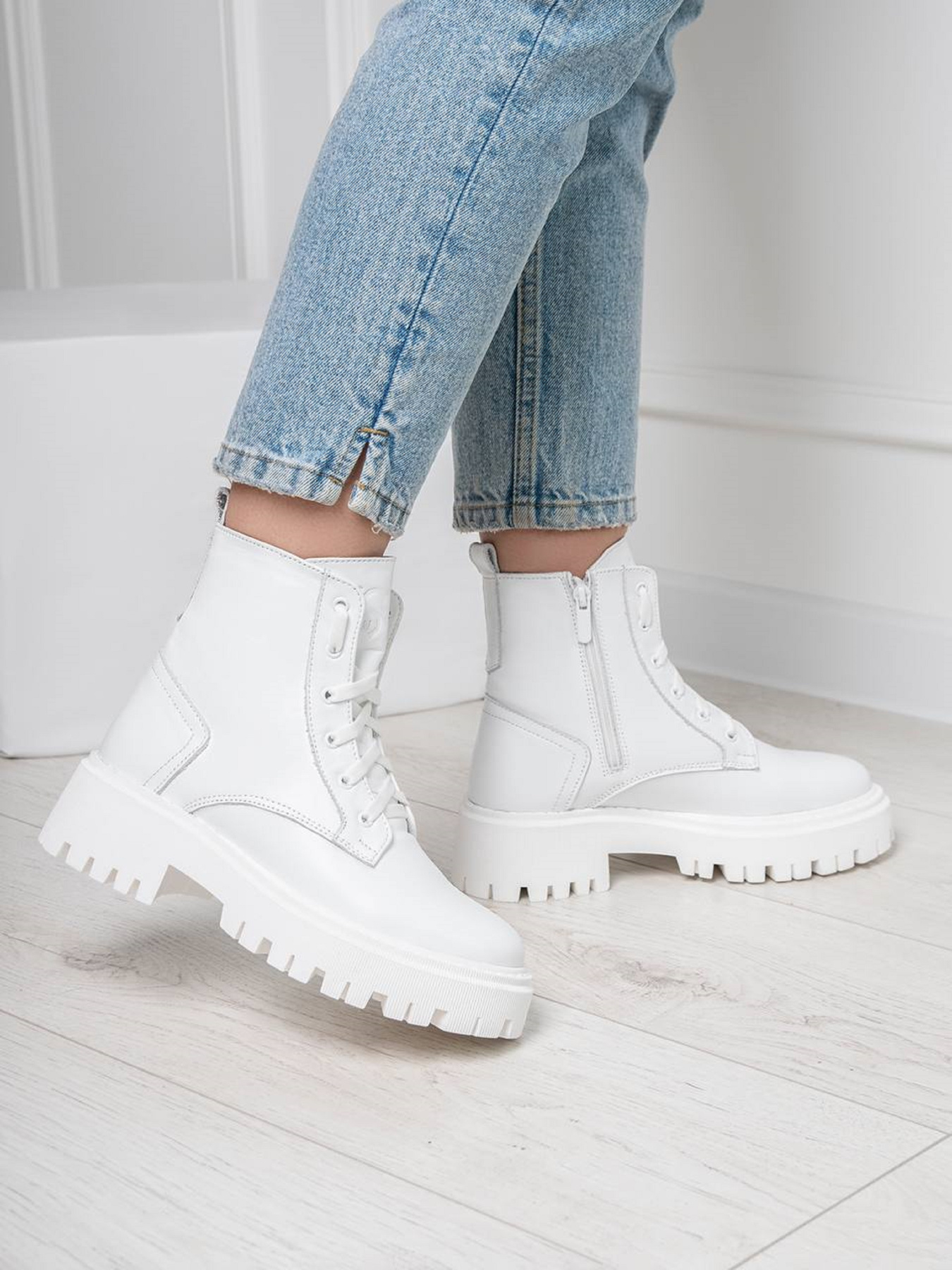 Черевики ISSA Plus модель OB2-336_white Фото