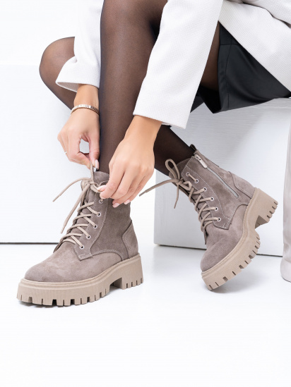 Черевики ISSA Plus модель OB2-337_beige — фото 3 - INTERTOP