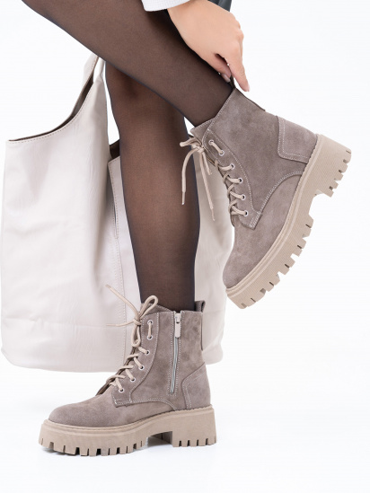 Черевики ISSA Plus модель OB2-337_beige — фото 4 - INTERTOP