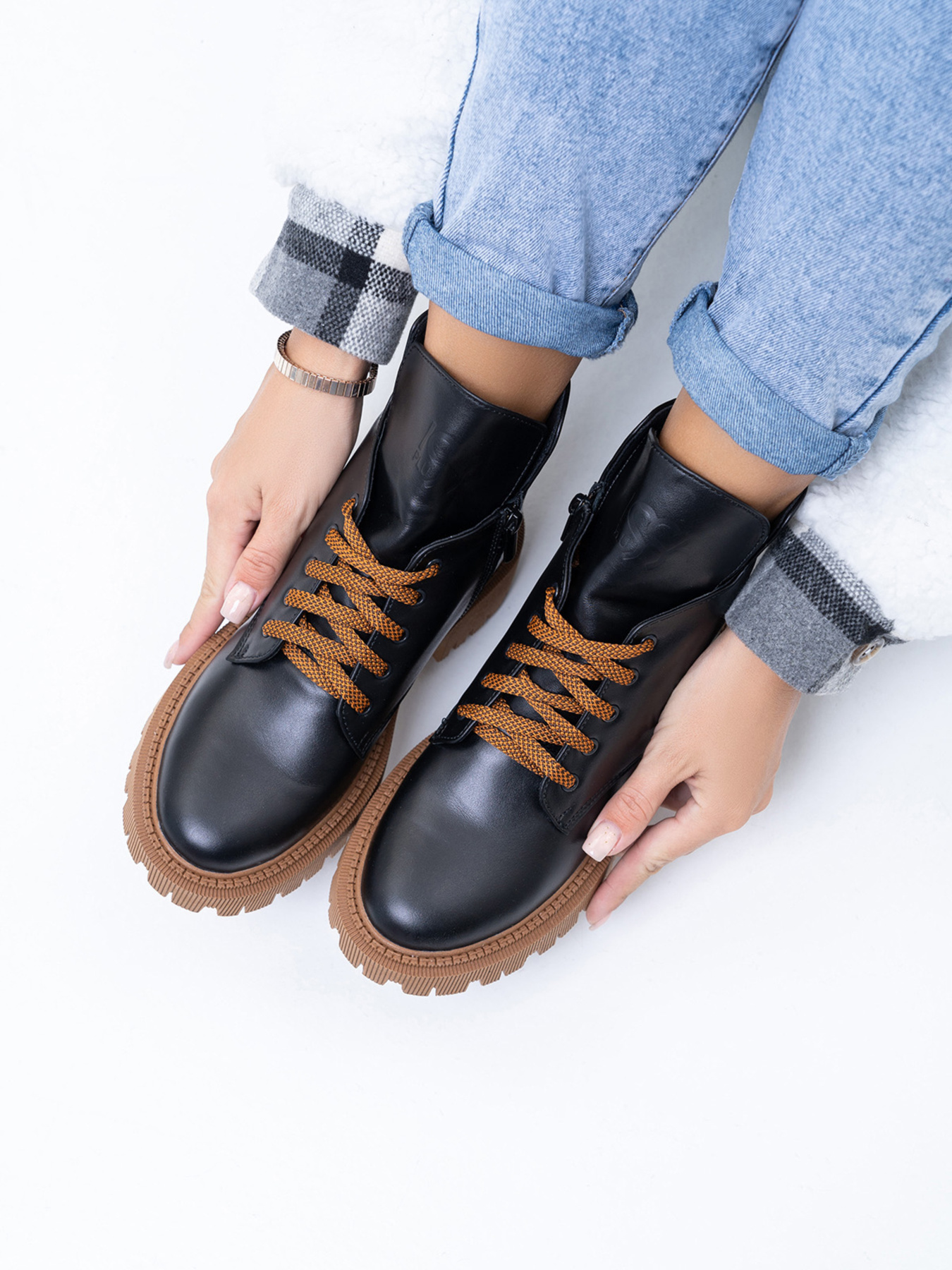 Черевики ISSA Plus модель OB2-338_black Фото