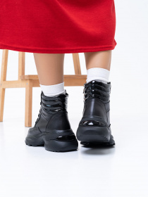 Ботинки ISSA Plus модель OB2-339_black Фото