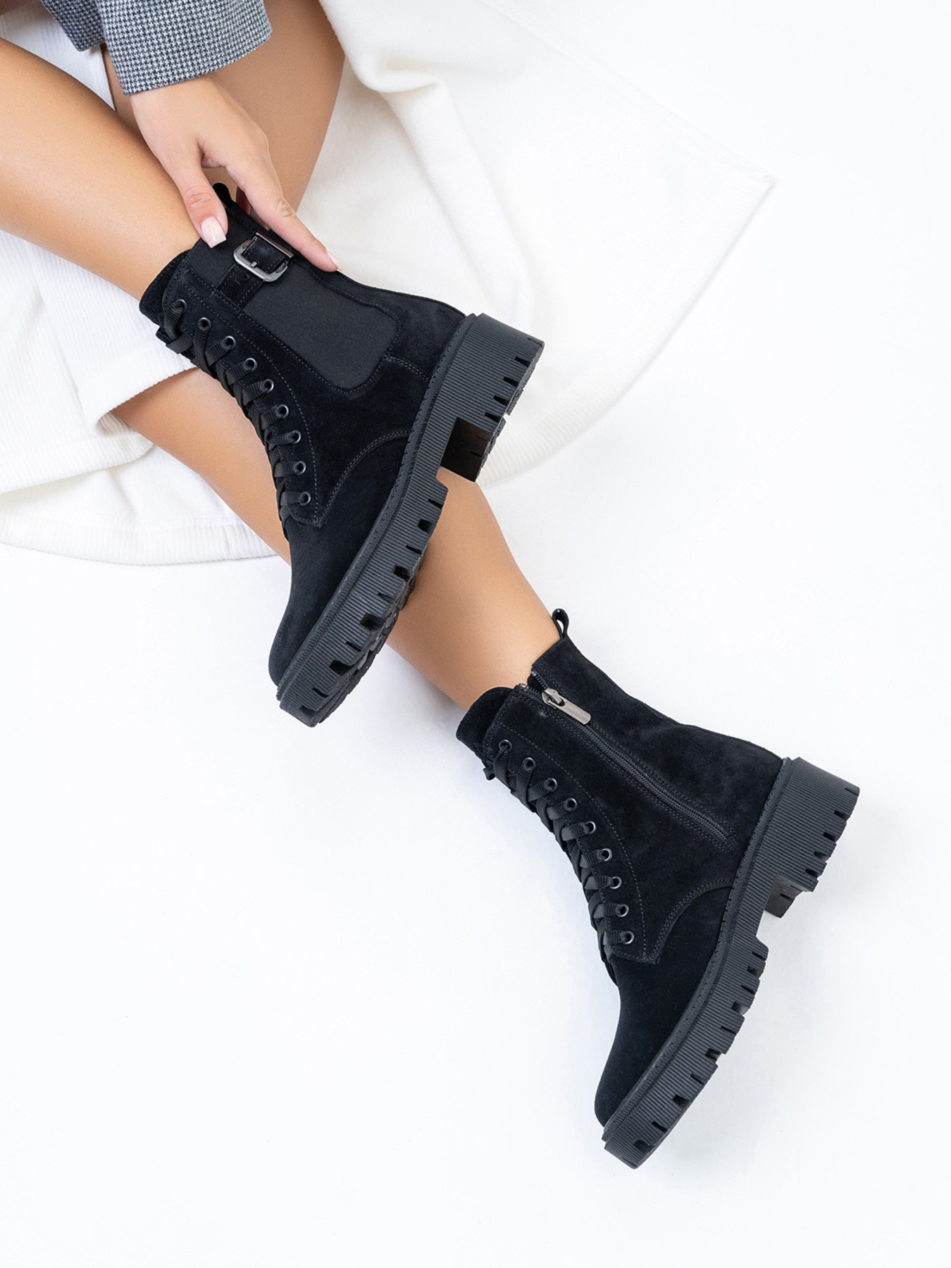 Черевики ISSA Plus модель OB2-341_black Фото