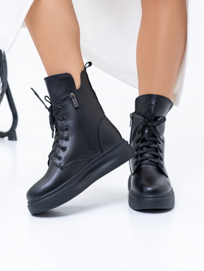 Черевики ISSA Plus модель OB2-349_black — фото 3 - INTERTOP
