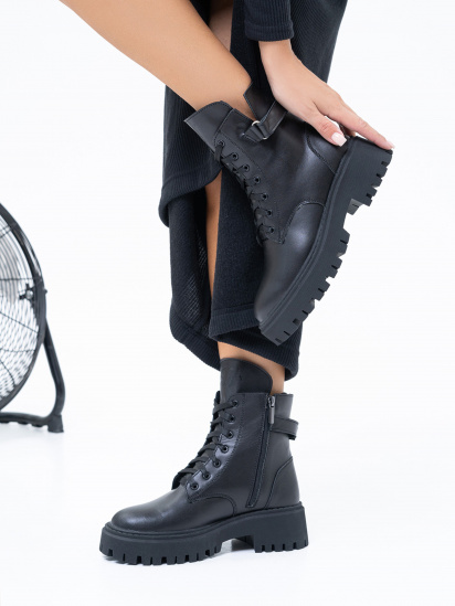 Ботинки ISSA Plus модель OB2-350_black — фото 4 - INTERTOP
