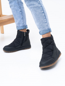 Сапоги дутики ISSA Plus модель OB2-351_black Фото