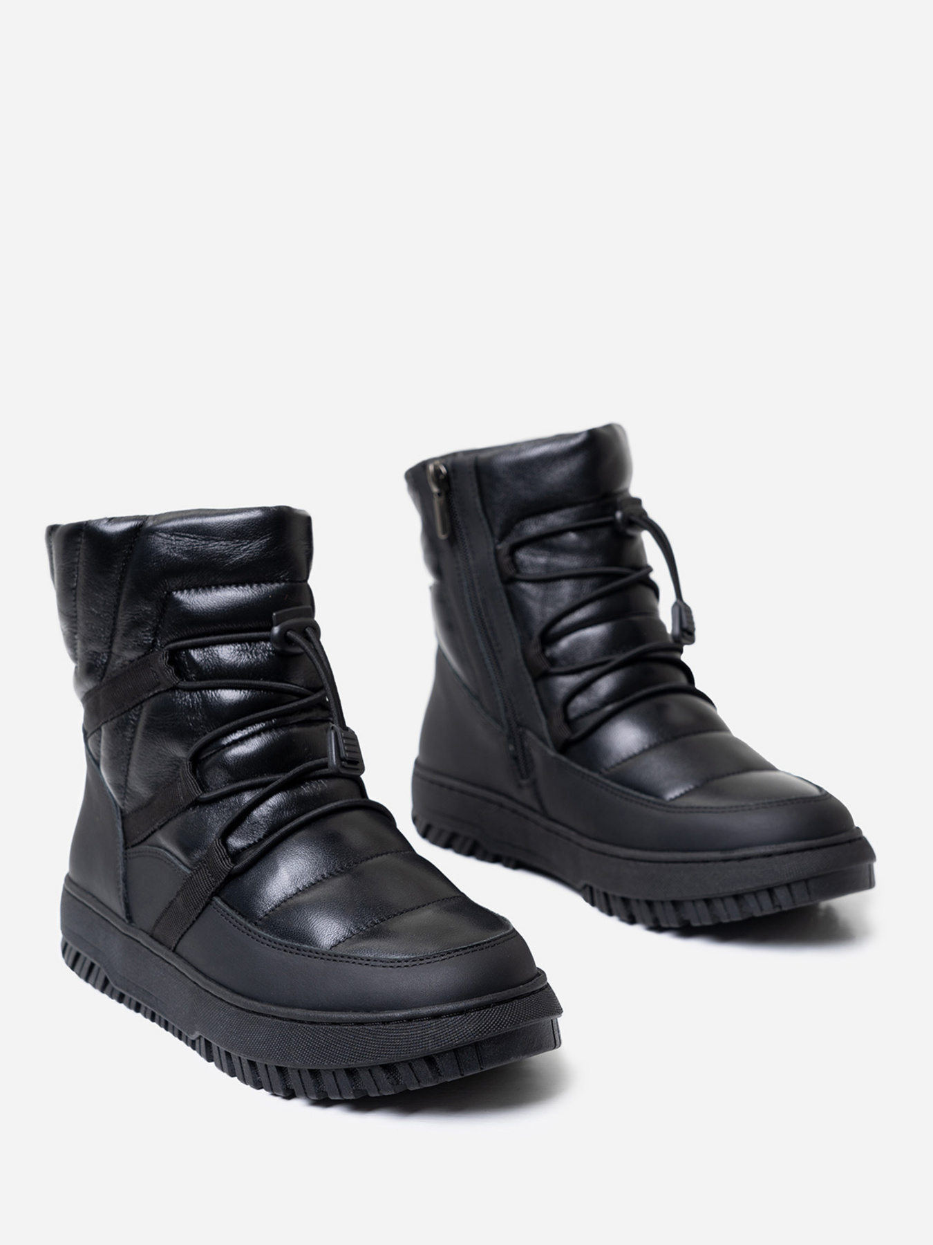 Сапоги дутики ISSA Plus модель OB2-352_black Фото