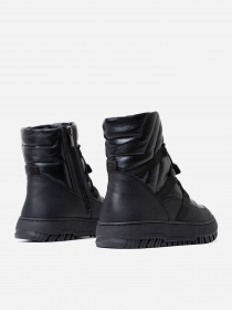 Сапоги дутики ISSA Plus модель OB2-352_black Фото