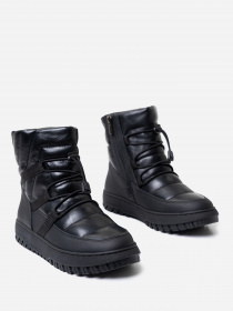 Сапоги дутики ISSA Plus модель OB2-352_black Фото