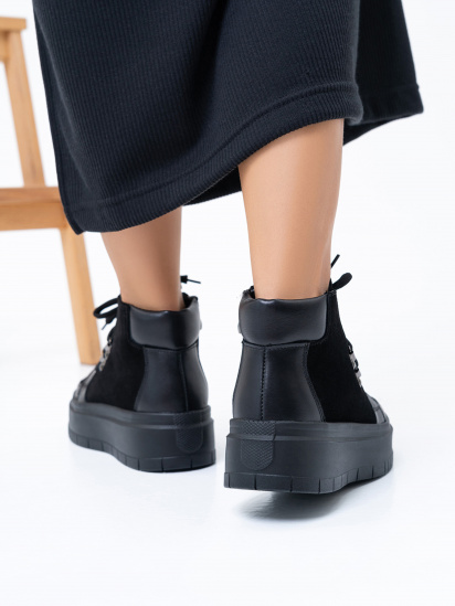 Черевики ISSA Plus модель OB2-353_black — фото 5 - INTERTOP