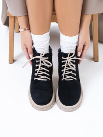 Черевики ISSA Plus модель OB2-356_black Фото