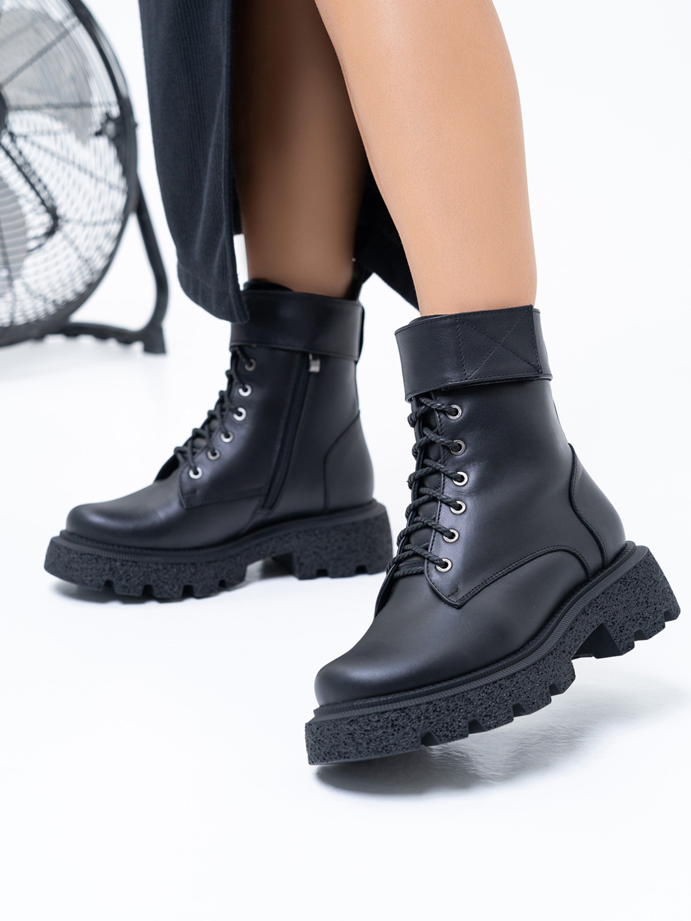 Ботинки ISSA Plus модель OB2-358_black Ботинки ISSA Plus модель OB2-358_black Фото